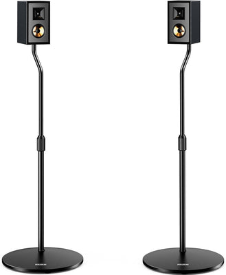 Height-Adjustable Speaker Stand Pair